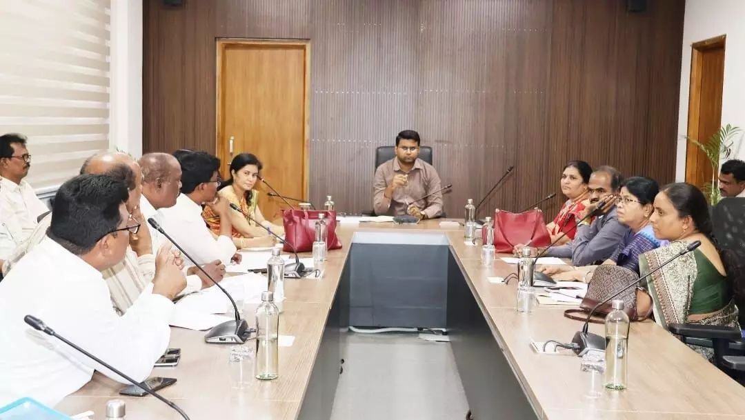 Preparations in Full Swing for Inauguration of Nursing College in Gadwal: Collector B.M. Santhosh Directs Officials to Complete Works Promptly Preparations in Full Swing for Inauguration of Nursing College in Gadwal: Collector B.M. Santhosh Directs Officials to Complete Works Promptly
