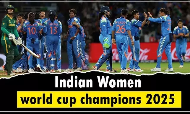 India Creates History! Women’s Team Lifts First-Ever Cricket World Cup After Beating South Africa by 52 Runs