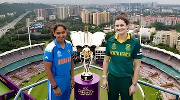 India vs South Africa ICC Womens World Cup 2025 Final LIVE: Rain Threat Looms Large Over Historic Title Clash in Navi Mumbai