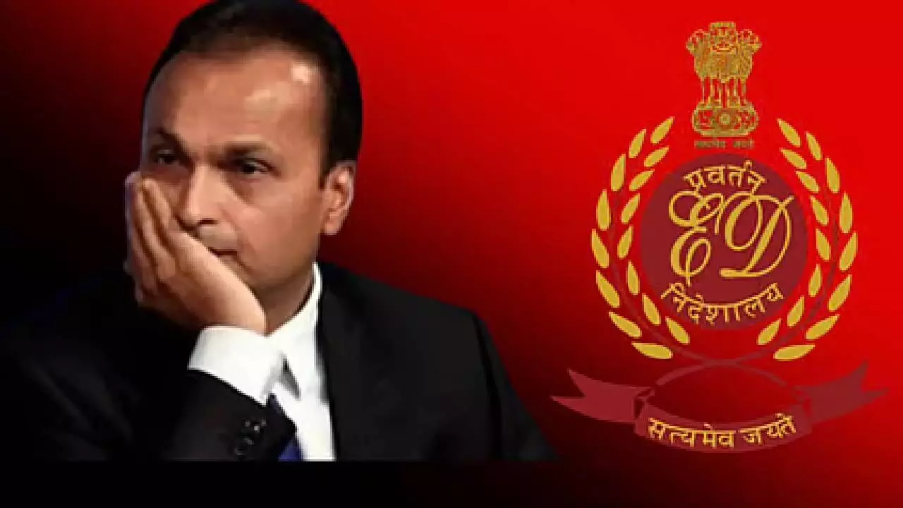 ED seizes over 40 assets of Anil Ambani Group ED seizes over 40 assets of Anil Ambani Group