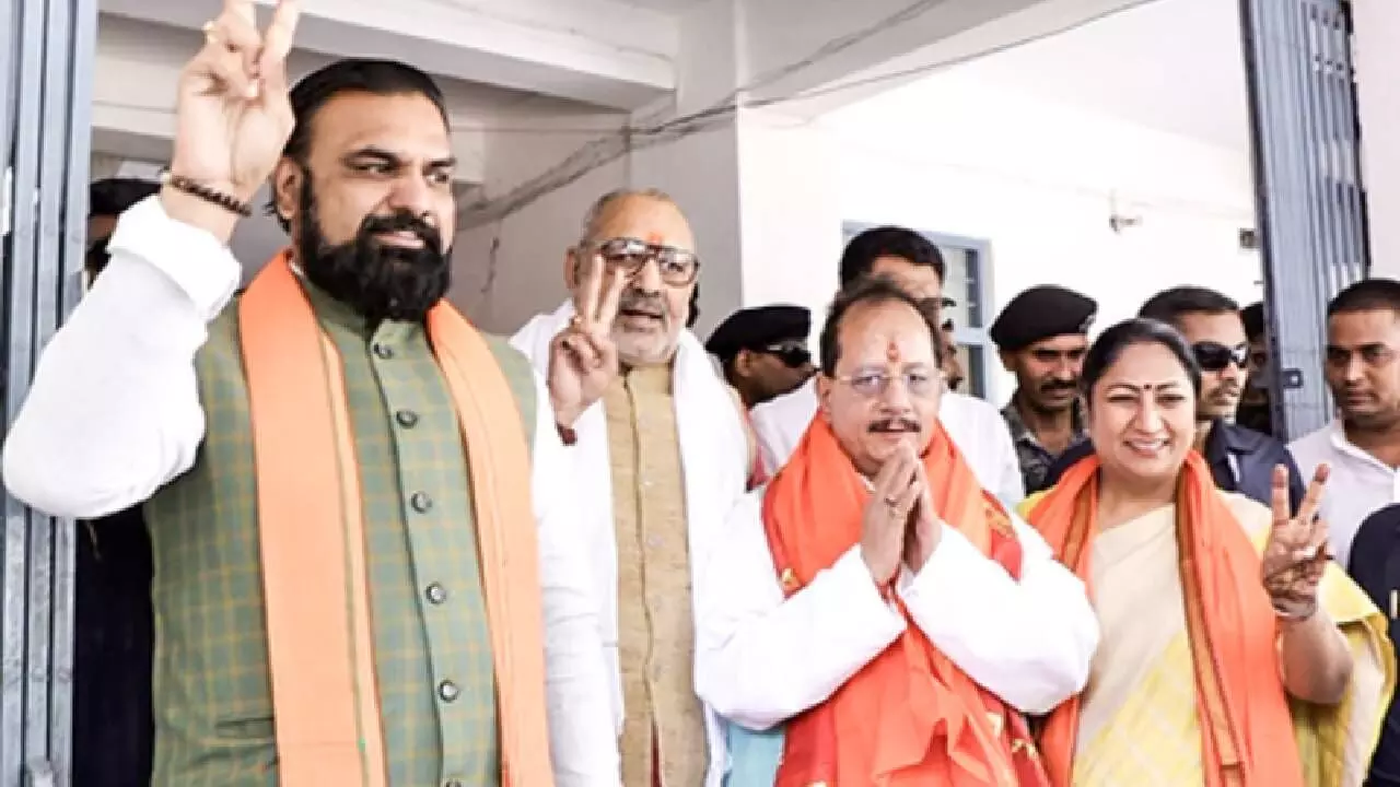 High-profile candidates trying their luck in first phase of Bihar polls High-profile candidates trying their luck in first phase of Bihar polls