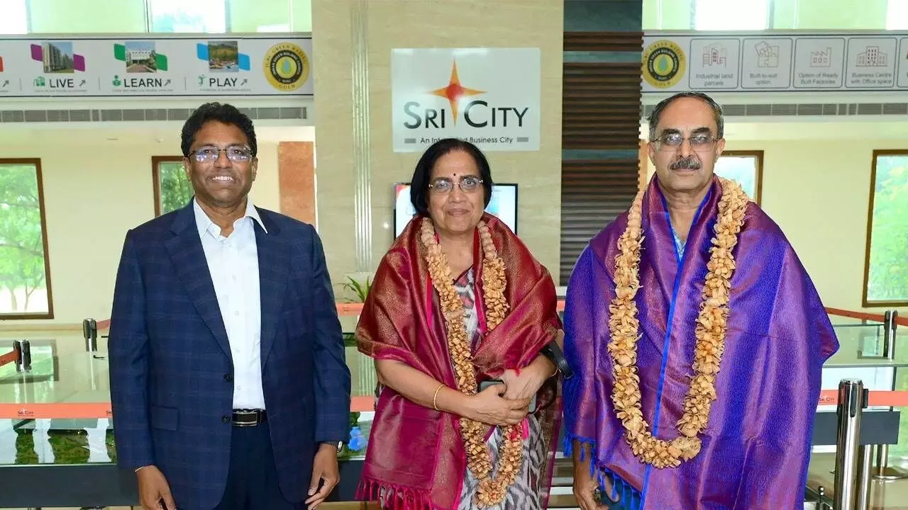 AP Election Commission chief visits Sri City AP Election Commission chief visits Sri City