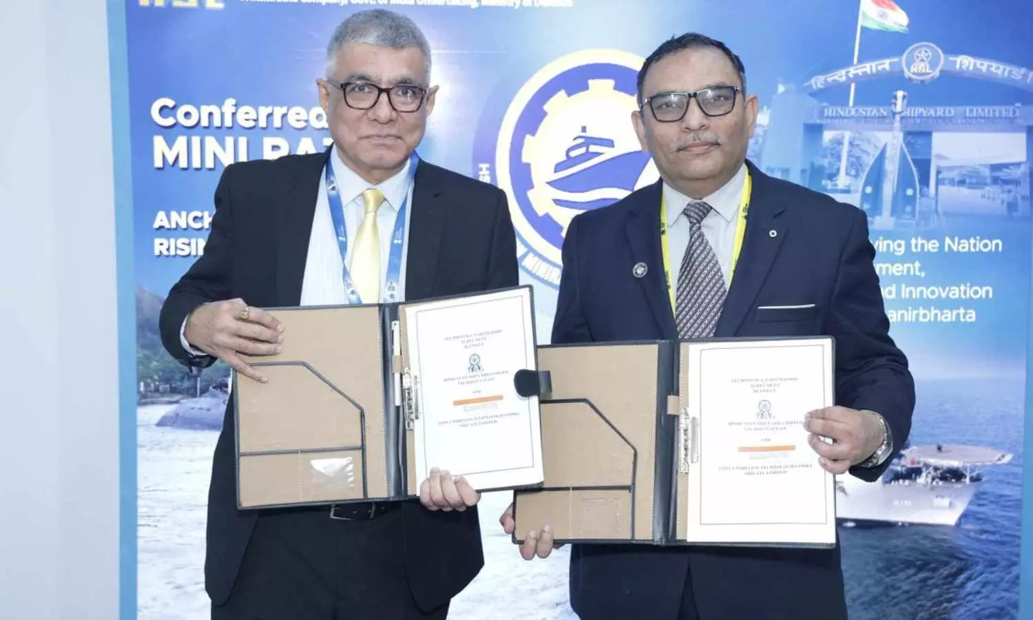 Defence Minister hands over Mini Ratna certification to HSL Defence Minister hands over Mini Ratna certification to HSL