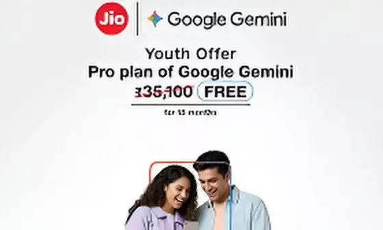 Reliance Jio Announces Major Offer: Google Gemini AI Pro Plan Now Free for All 5G Users