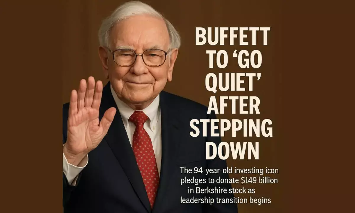 Buffett bids farewell, gives fortune forward