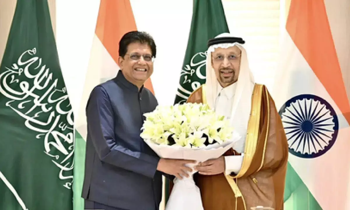 Goyal, Saudi Minister agree to deepen trade ties Goyal, Saudi Minister agree to deepen trade ties
