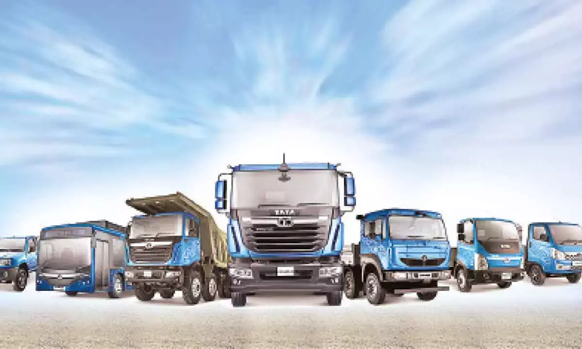 Tata Motors’ commercial vehicle arm debuts at 28% premium
