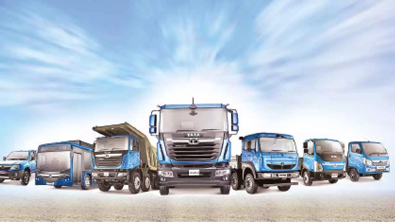 Tata Motors’ commercial vehicle arm debuts at 28% premium