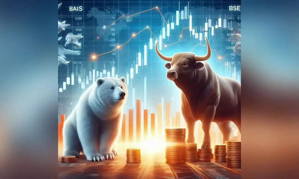 Indices end with marginal gains amid volatile trade