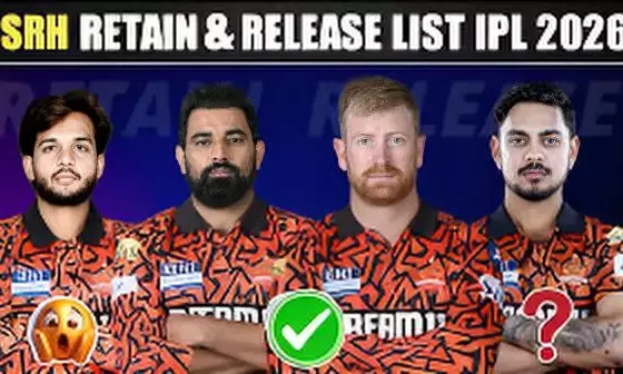 SRH Retained, Released and Traded Players List: Purse Remaining Ahead of IPL 2026 Auction