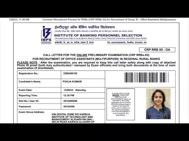 IBPS RRB PO Admit Card 2025 Released for Group A Officers Scale-I; Download Link & Mock Test Activated IBPS RRB PO Admit Card 2025 Released for Group A Officers Scale-I; Download Link & Mock Test Activated