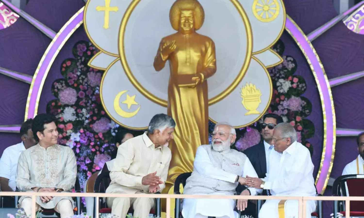 Modi releases  ₹100 commemorative coin, postal stamp says Sai Baba transformed spirituality into tool for social change at centenary fete