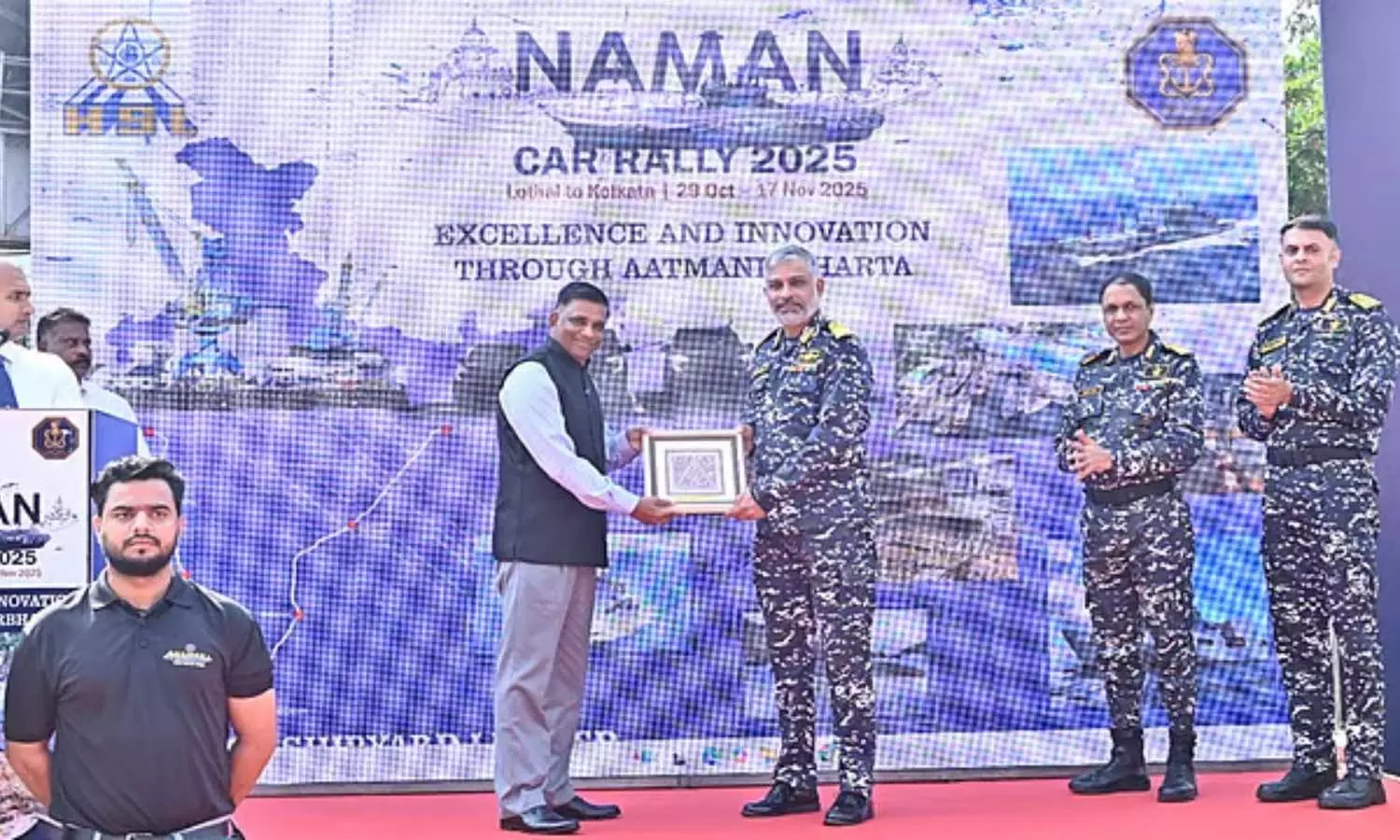 HSL Hosts ‘Naman’ Rally, Honouring India’s Maritime Excellence and Innovation through Atma Nirbharta HSL Hosts ‘Naman’ Rally, Honouring India’s Maritime Excellence and Innovation through Atma Nirbharta