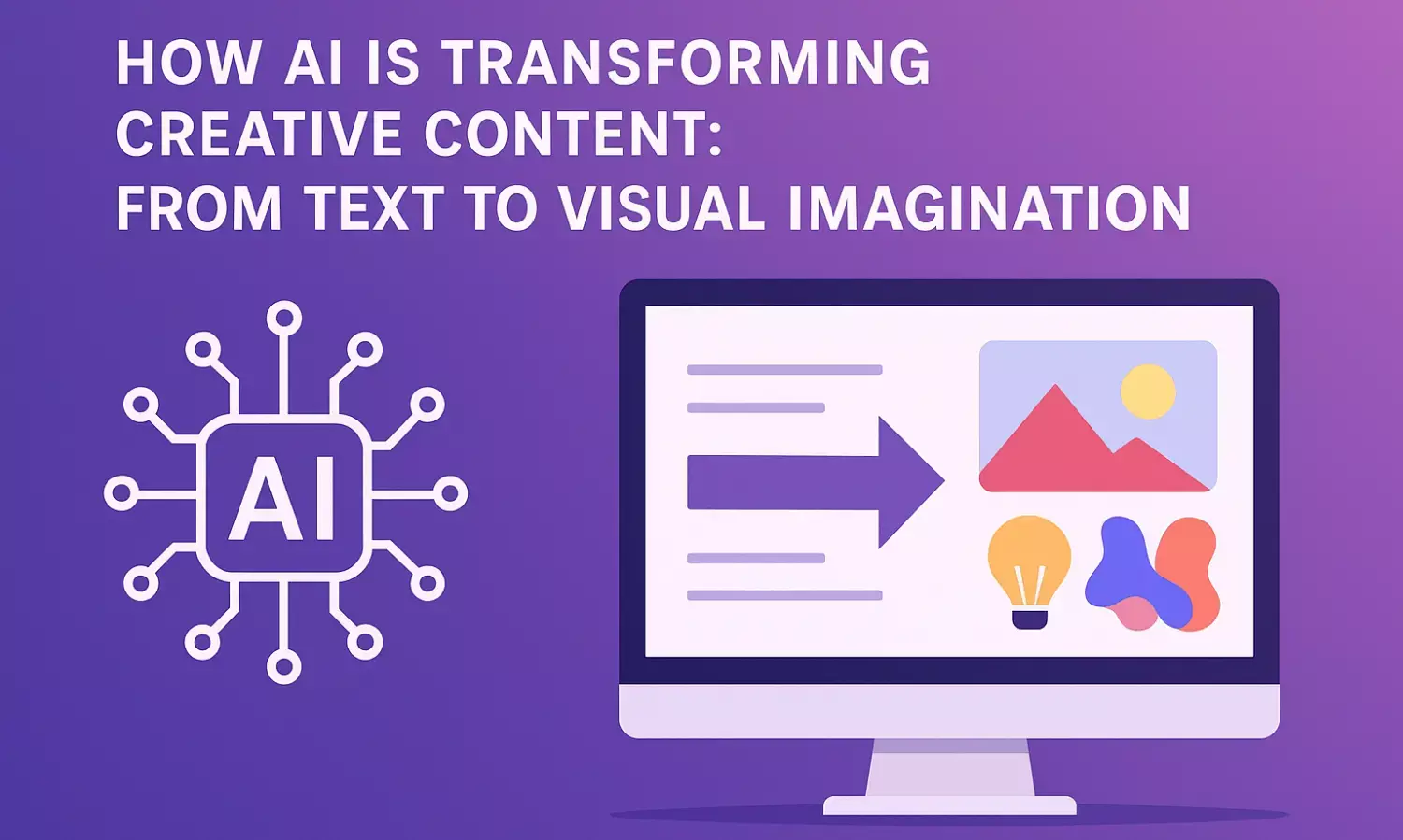 How AI is Transforming Creative Content: From Text to Visual Imagination