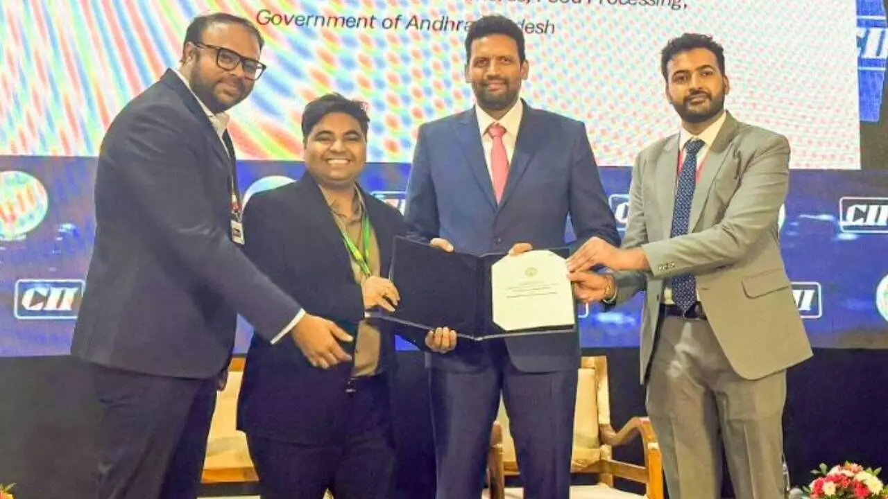 AP govt inks pact with 3-company consortium for EV mobility AP govt inks pact with 3-company consortium for EV mobility