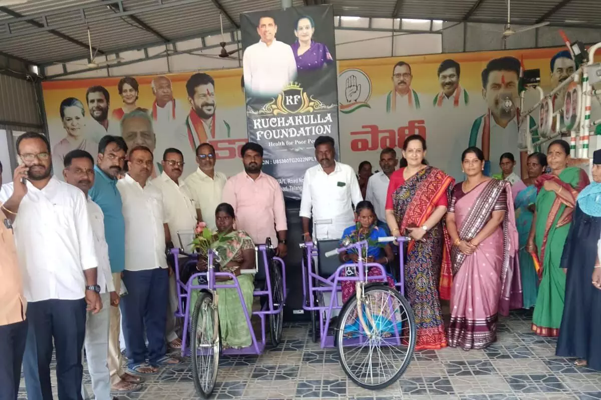 Support Extended to Students and Persons with Disabilities by Kuchukulla Foundation Support Extended to Students and Persons with Disabilities by Kuchukulla Foundation
