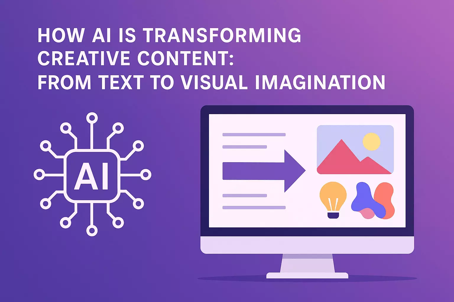 How AI is Transforming Creative Content: From Text to Visual Imagination