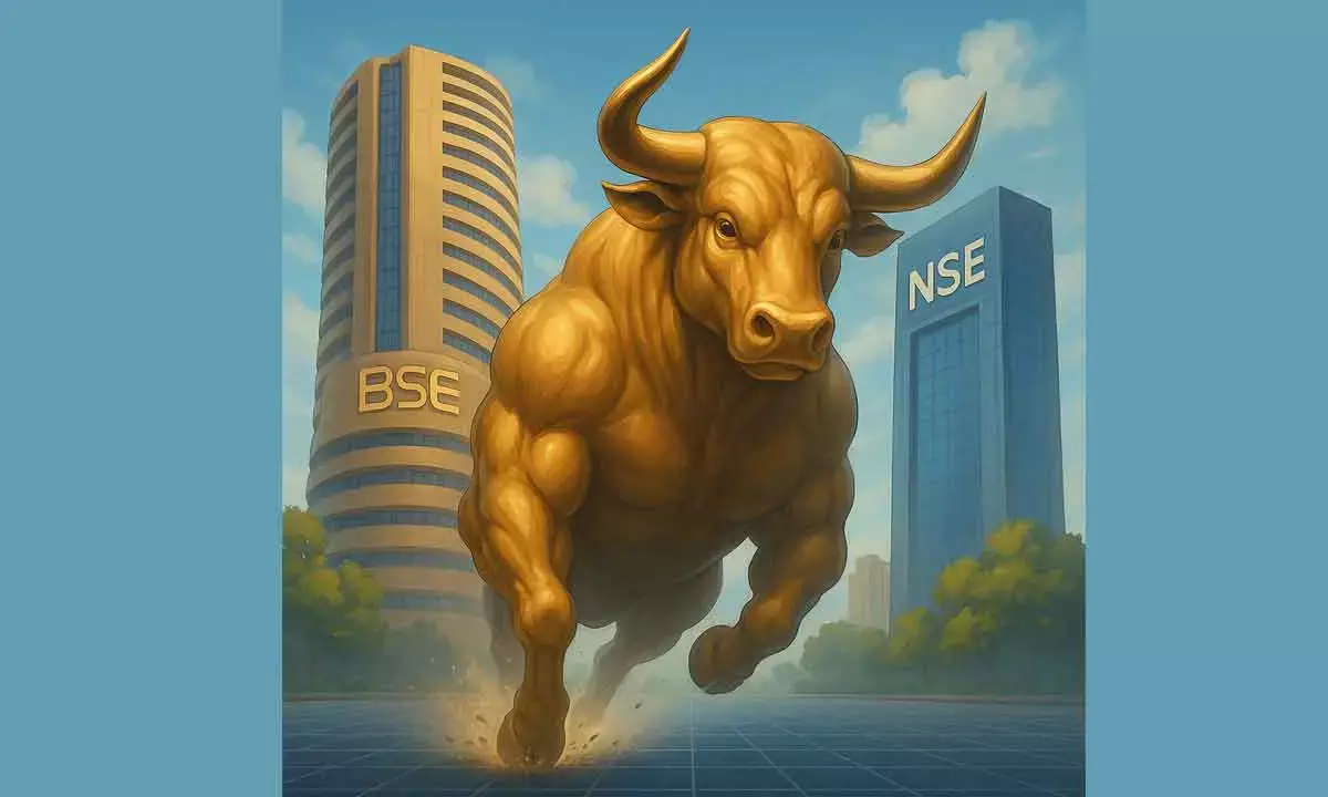 Benchmarks surge for 2nd session on firm global cues