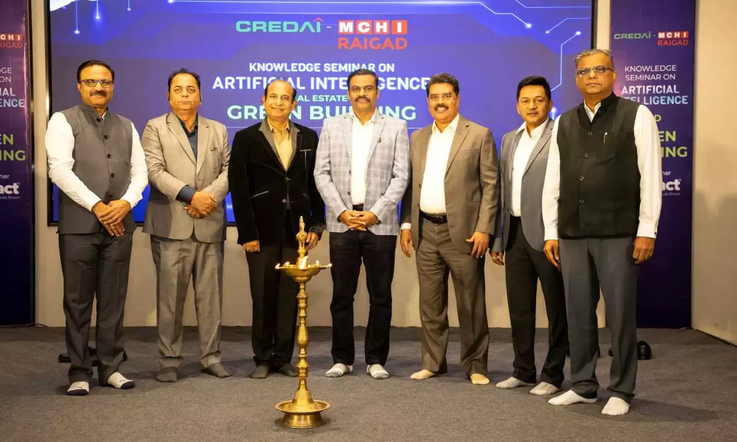 CREDAI MCHI Raigad Unit Conducts Seminar on AI in RE Green Building