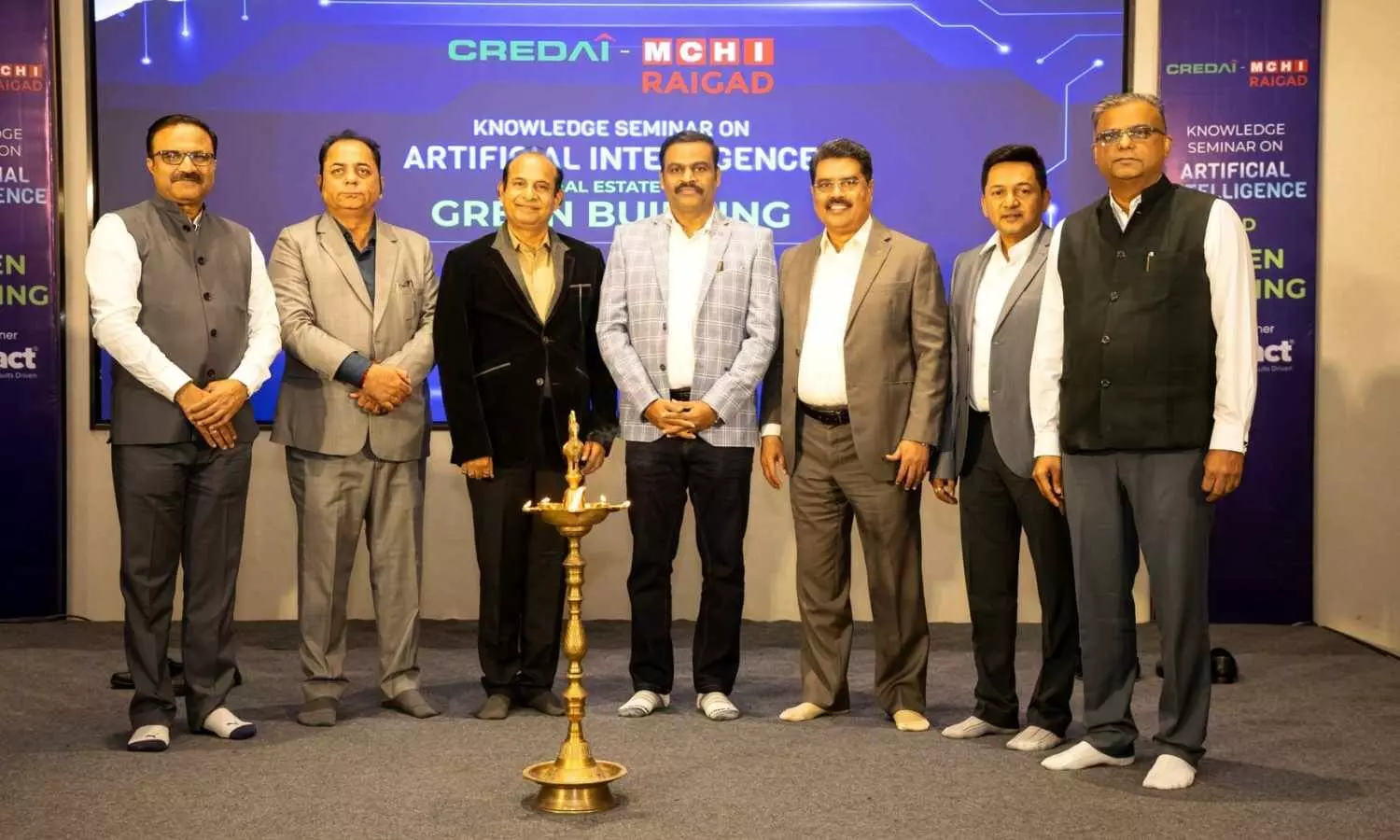 CREDAI MCHI Raigad Unit Conducts Seminar on AI in RE Green Building