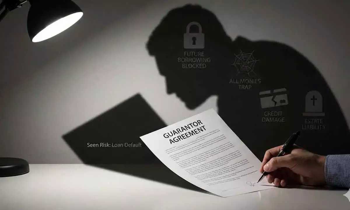 What are unseen risks of being a guarantor