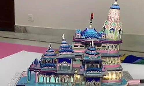 Ayodhya Dhwaj Ceremony Sparks Soaring Demand for Gulabi Meenakari Ram Mandir Replicas
