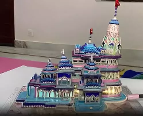 Ayodhya Dhwaj Ceremony Sparks Soaring Demand for Gulabi Meenakari Ram Mandir Replicas