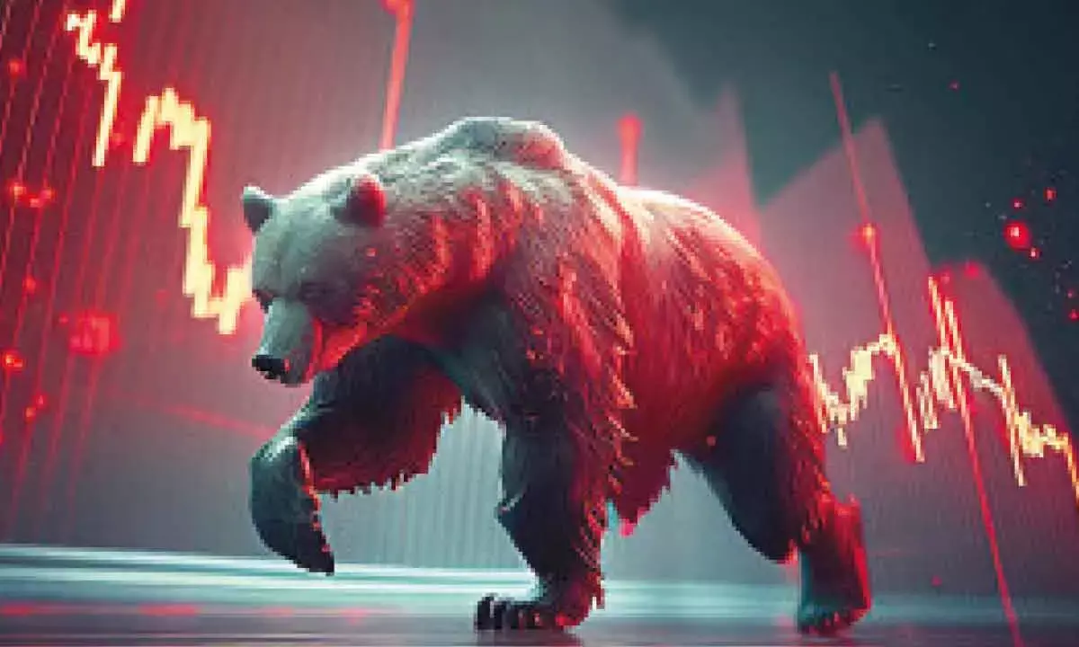 Key indices extend losses for 3rd session