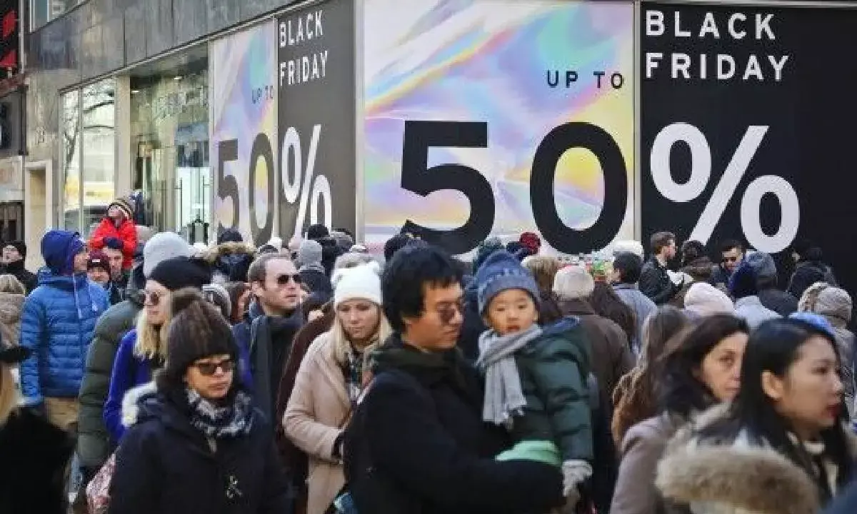 Black Friday sales up 27% this year