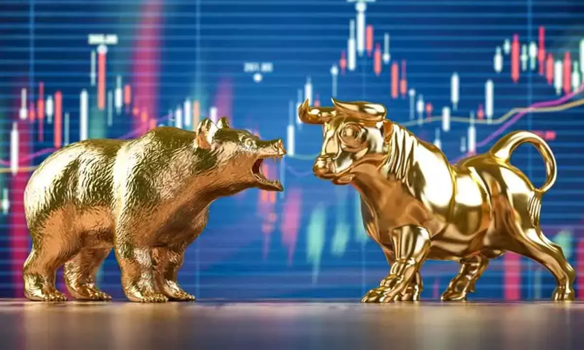 Indices end marginally lower after hitting fresh records