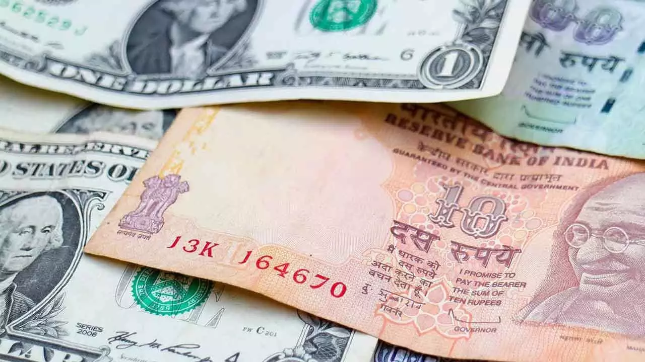 Rupee falls 8ps to 89.53/$