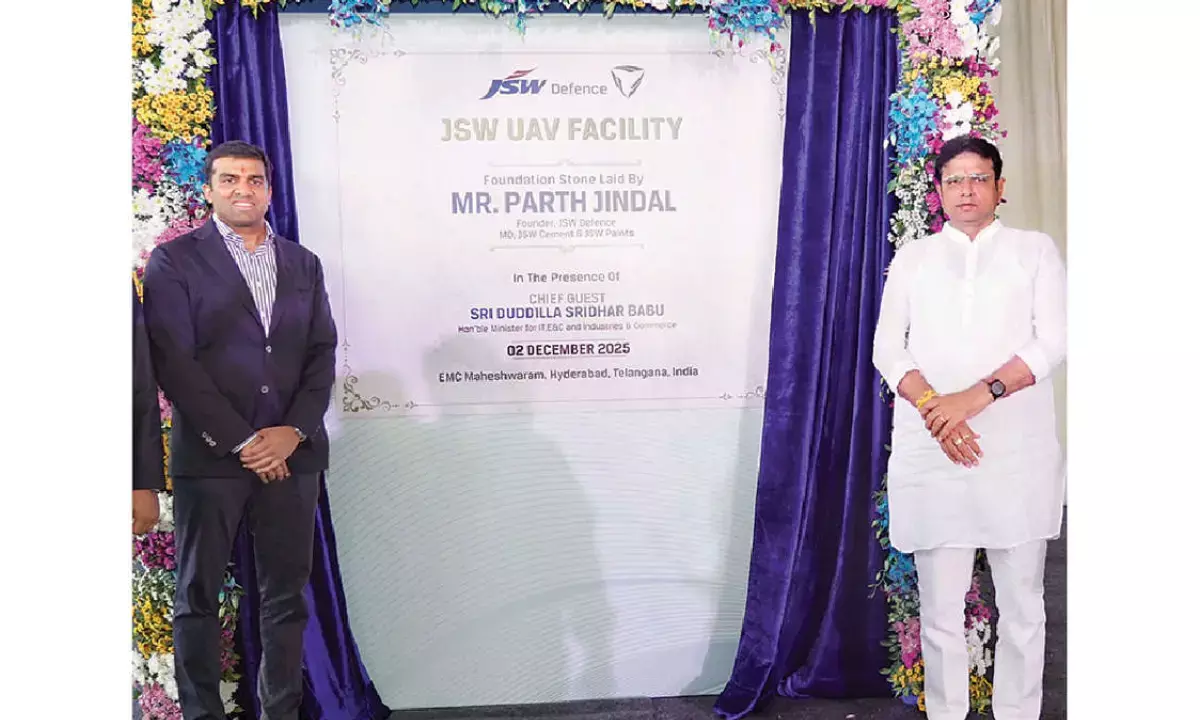 Telangana showcases defence prowess as JSW unveils UAV facility