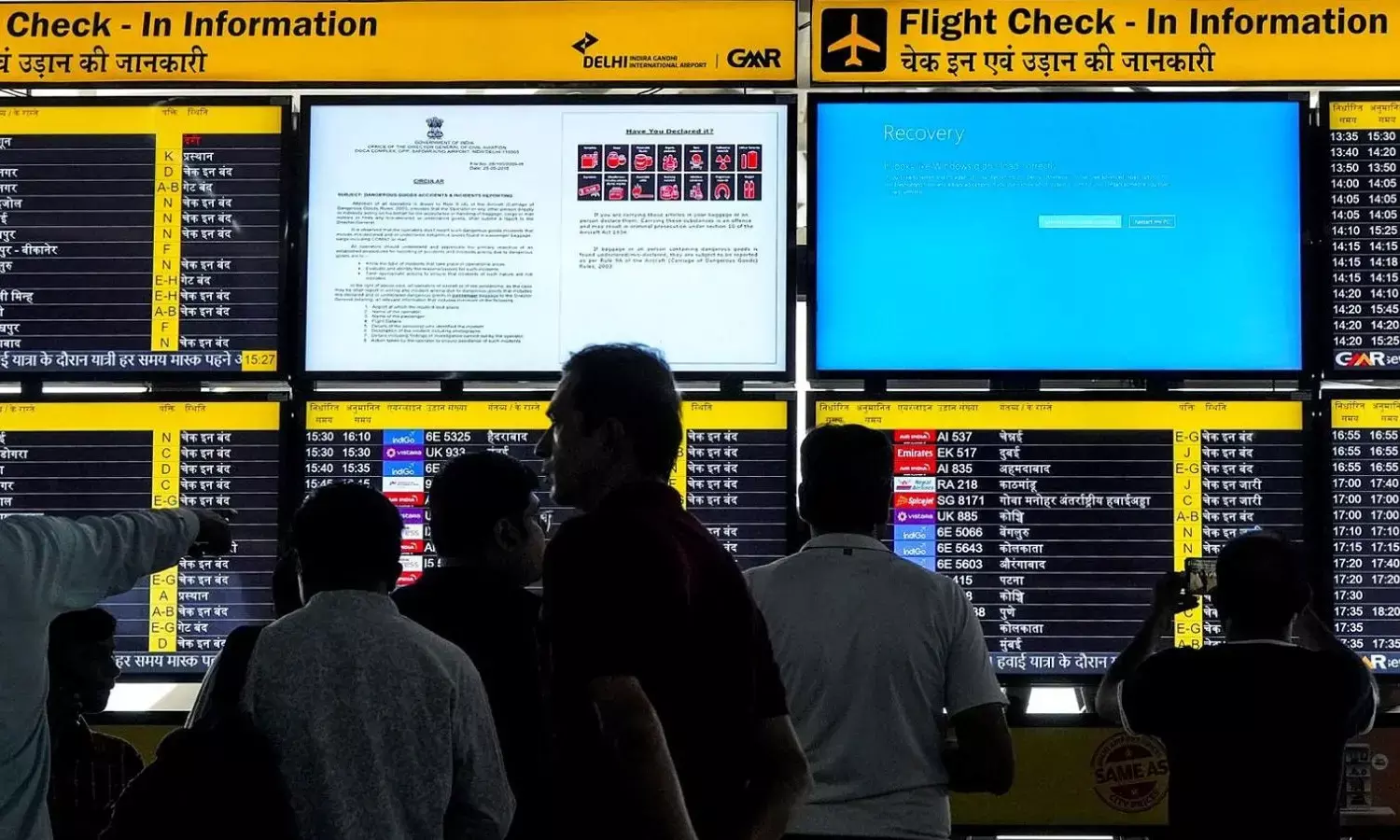 Check-In Systems Crash at Multiple Airports; Flight Delays Reported as Confusion Grows Over ‘Windows Outage’ Claim