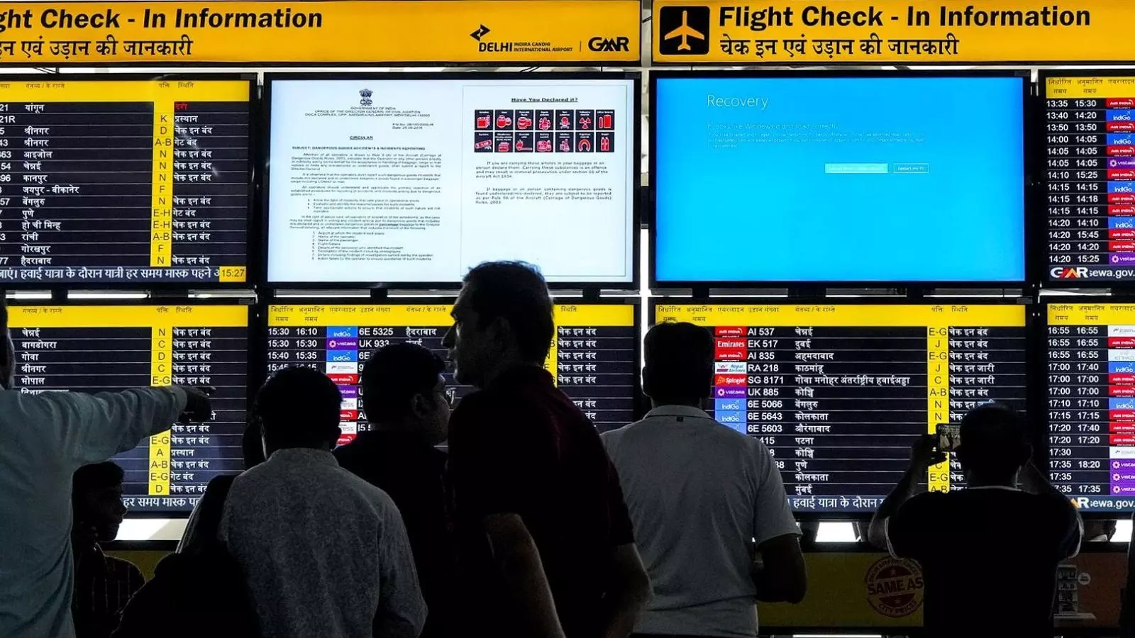 Check-In Systems Crash at Multiple Airports; Flight Delays Reported as Confusion Grows Over ‘Windows Outage’ Claim