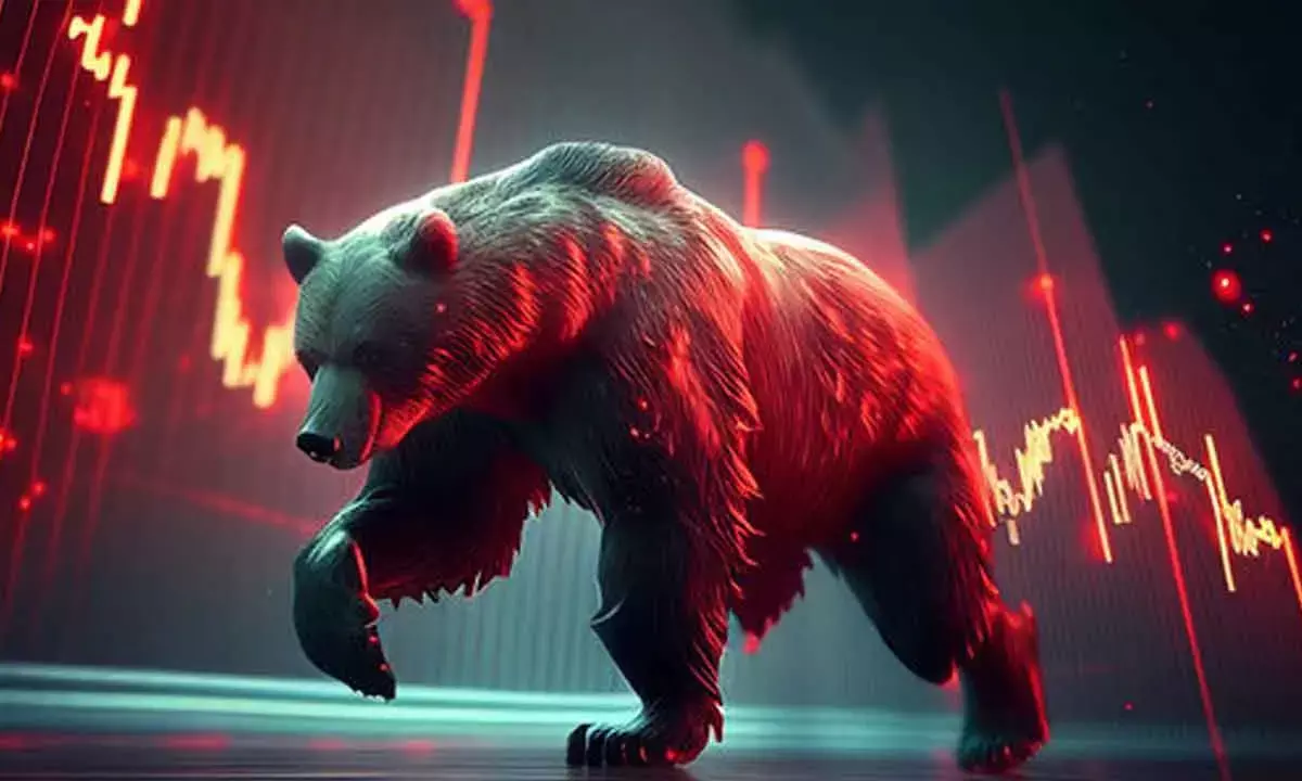 Relentless FII outflows keep indices in red for 4th session