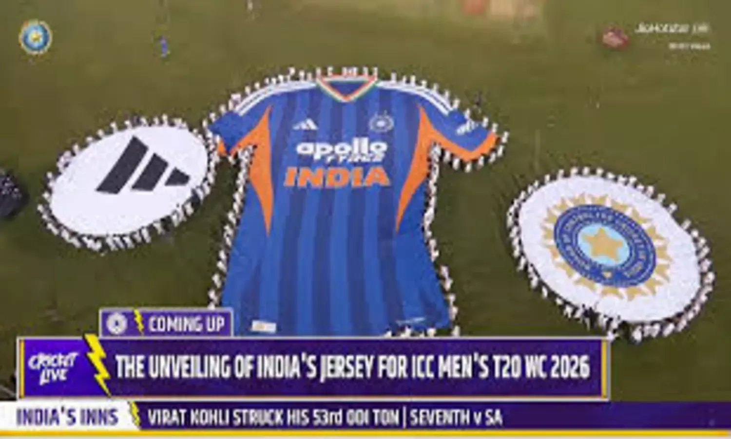 T20 World Cup 2026: India’s Jersey Unveiled on Kohli’s Historic Day