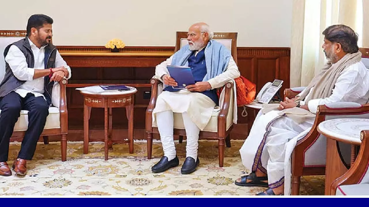 CM Revanth invites PM Modi to Telangana Rising Global Summit