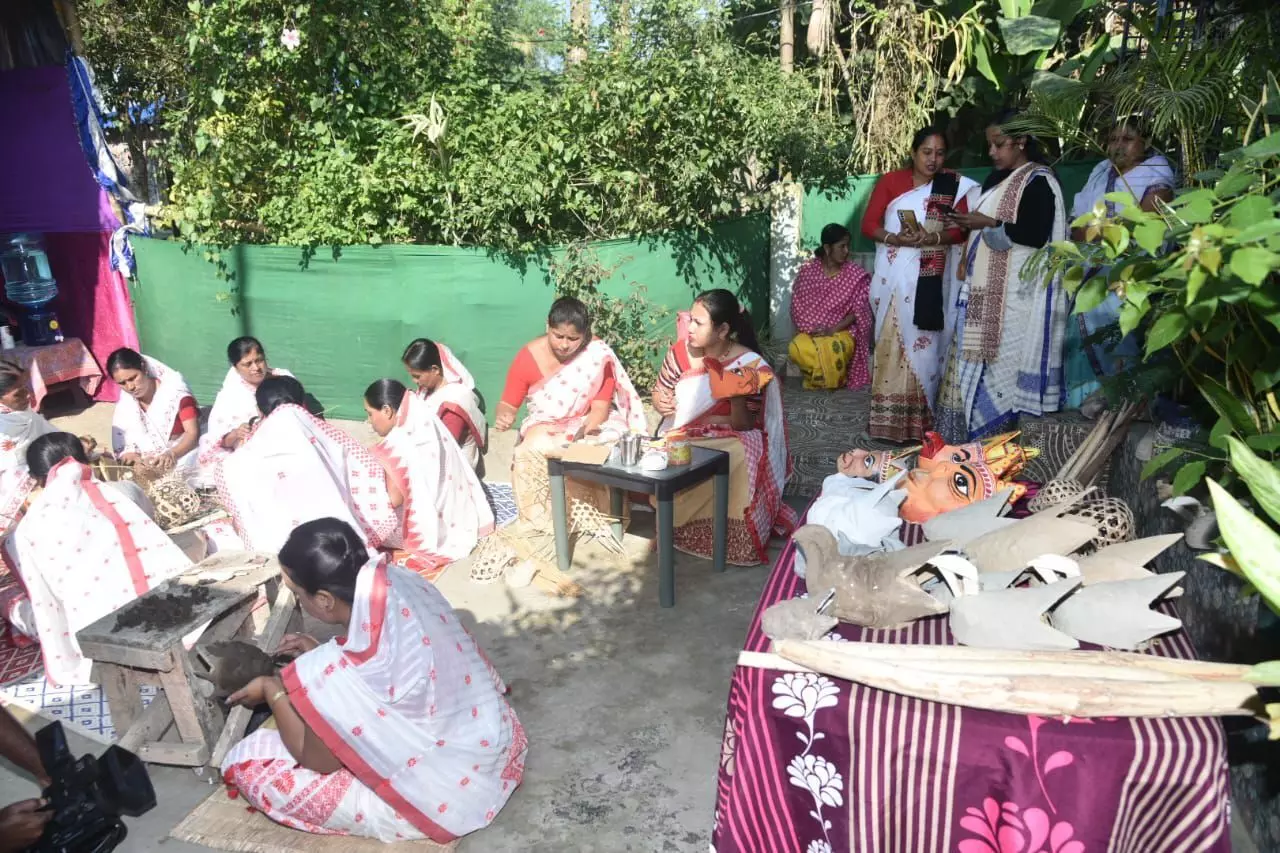 Majuli iconic mask craft, a remarkable milestone