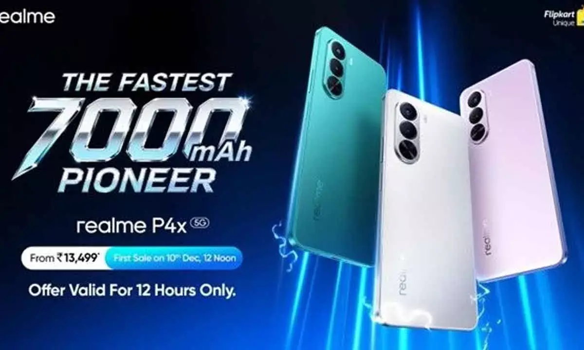 realme launches P4x smartphone, Watch 5
