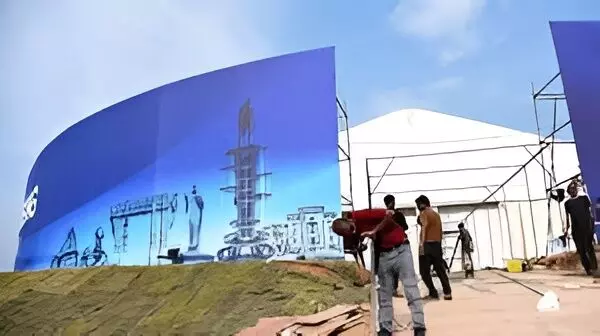 Hyderabad Gears Up for Telangana Rising Global Summit With Davos-Style Grandeur Hyderabad Gears Up for Telangana Rising Global Summit With Davos-Style Grandeur