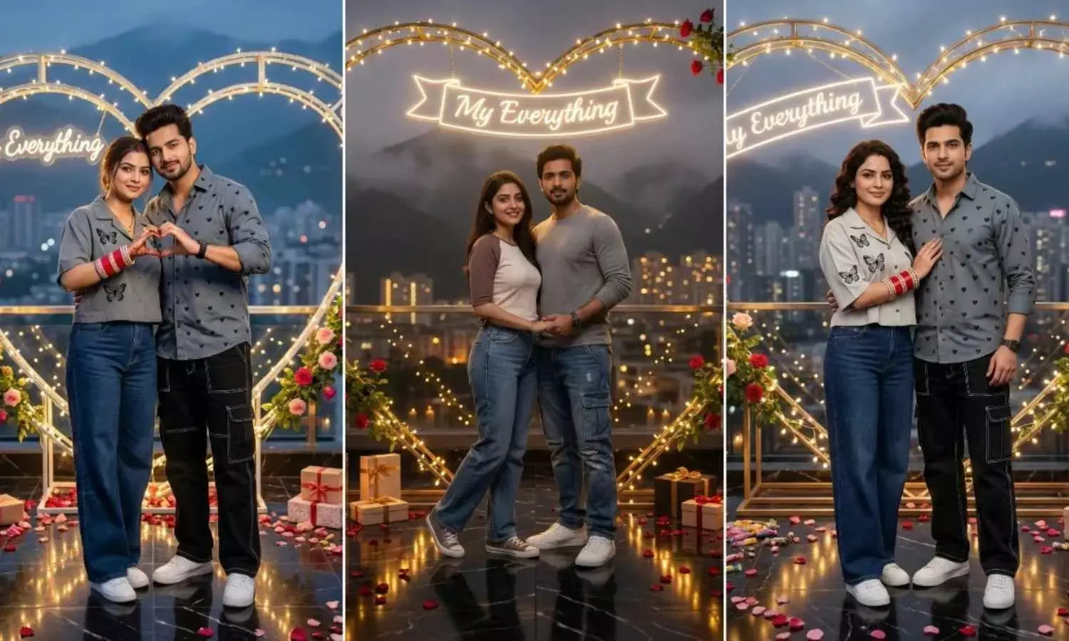 12 Google Gemini AI Photo Editing Prompts for couples to Generate Viral Cinematic Heart-Frame Love Portraits What makes