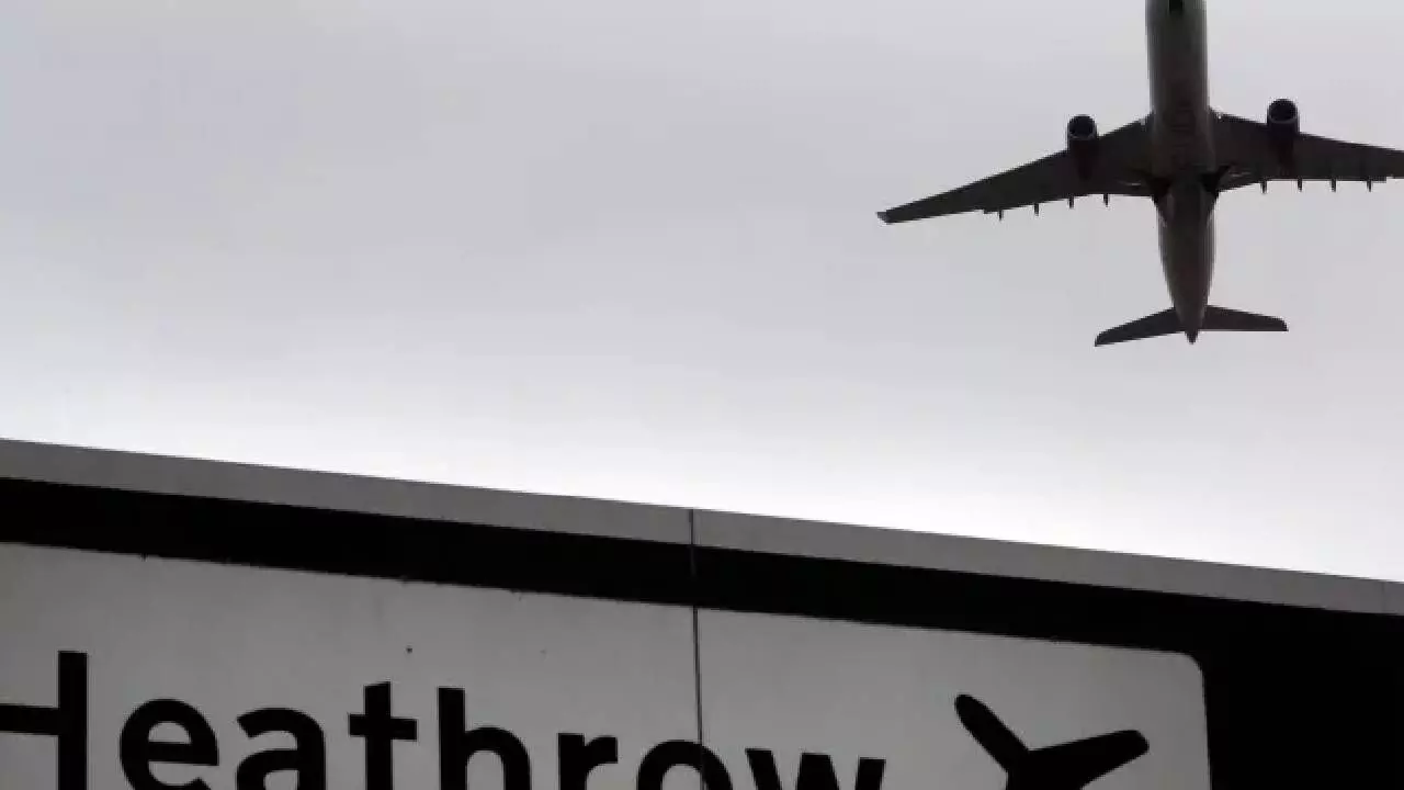 Man held for pepper spray incident in London, flights disrupted Man held for pepper spray incident in London, flights disrupted