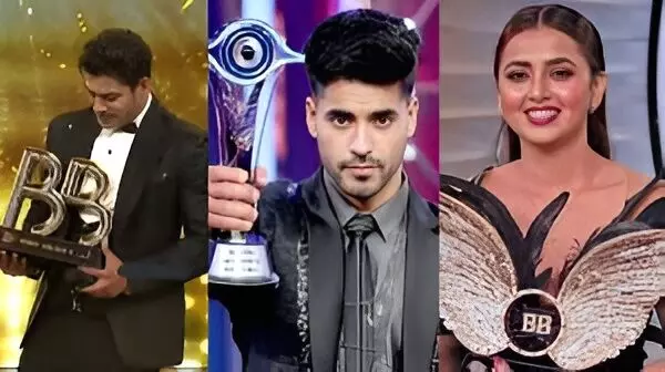 Bigg Boss Winners List From Season 1 to 19: Complete Timeline of Champions Bigg Boss Winners List From Season 1 to 19: Complete Timeline of Champions