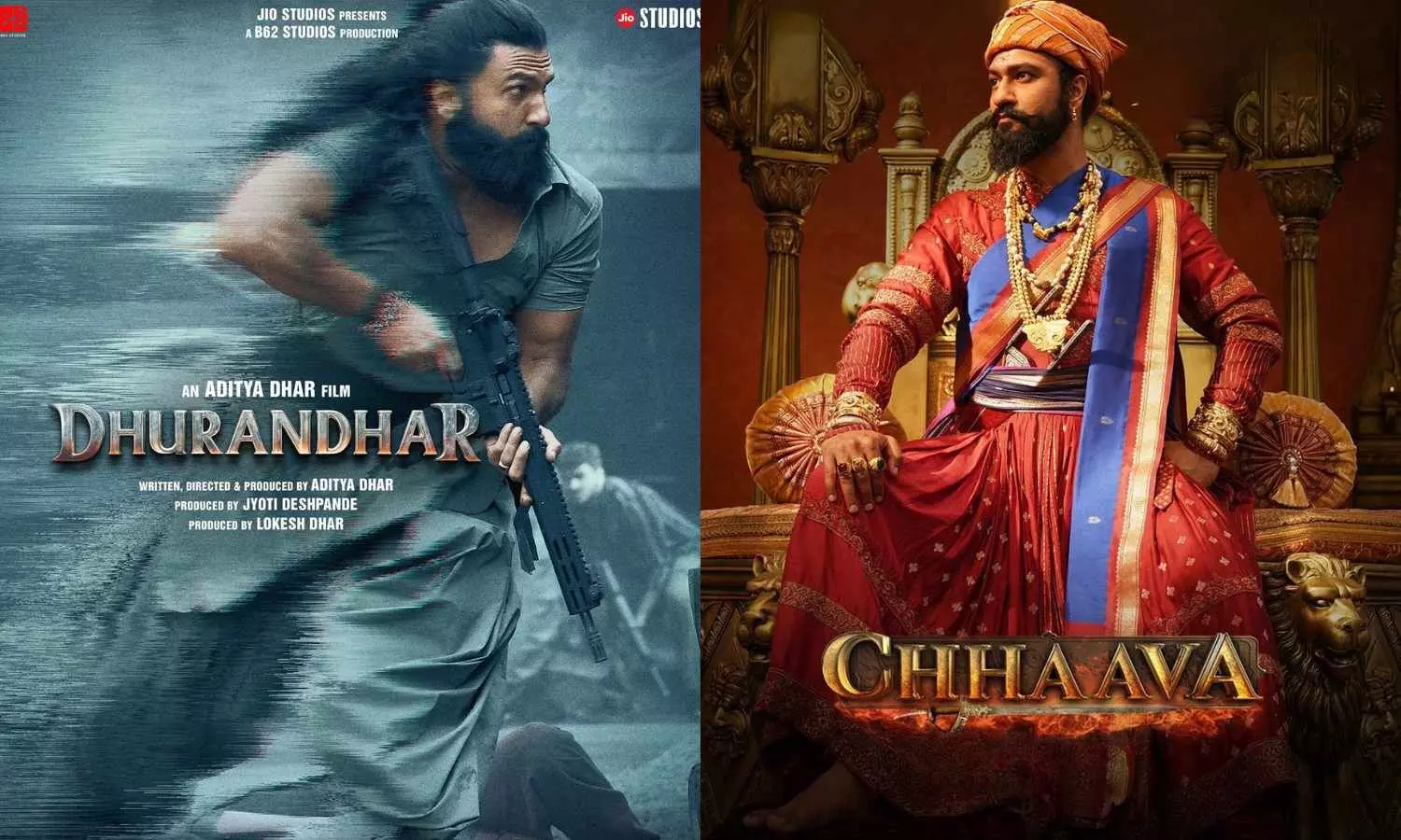 Ranveer Singh’s Dhurandhar Trails Behind Vicky Kaushal’s Chhaava at Box Office