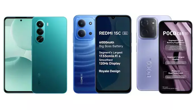 Top 4 New Budget Smartphones Under ₹15,000: Realme, Redmi, Poco & Lava Shake Up the Market Top 4 New Budget Smartphones Under ₹15,000: Realme, Redmi, Poco & Lava Shake Up the Market
