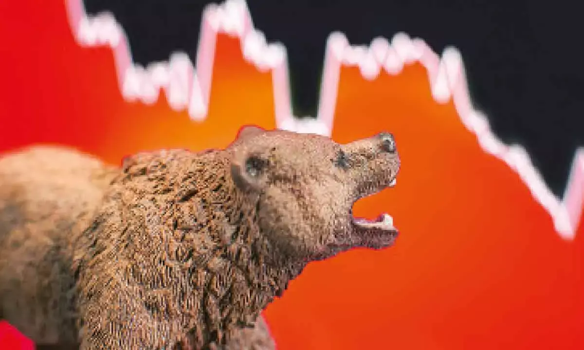 Equities close near monthly lows due to fag end selling