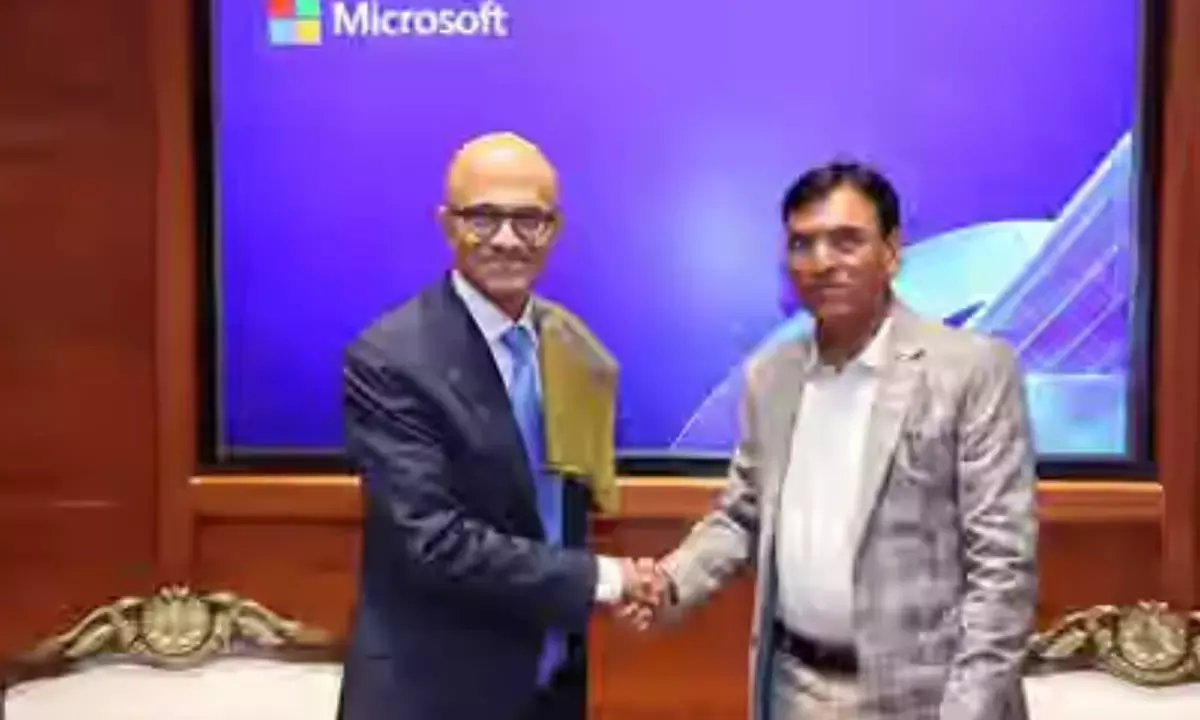 Union Labour Minister inks initial pact with Microsoft