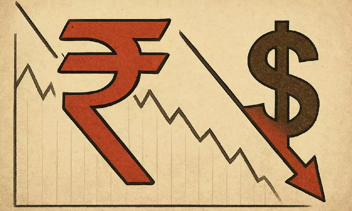 Rupee slumps 39 ps to all-time low of 90.33/$