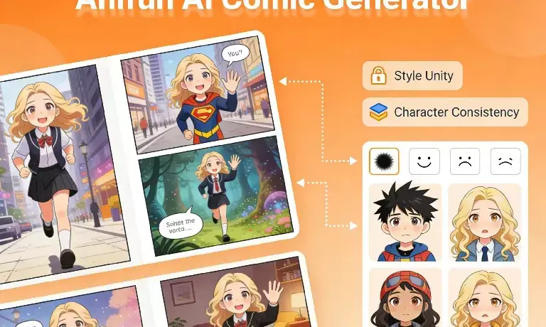 Anifun AI Comic Generator: Best Tool to Create Consistent Character Comic Storybooks