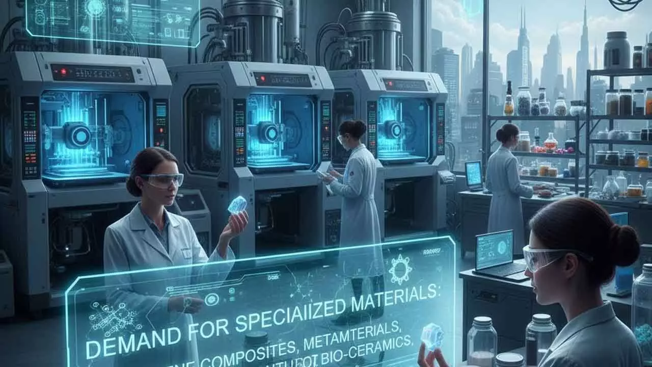 Newer technologies create increased demand for specialised materials Newer technologies create increased demand for specialised materials